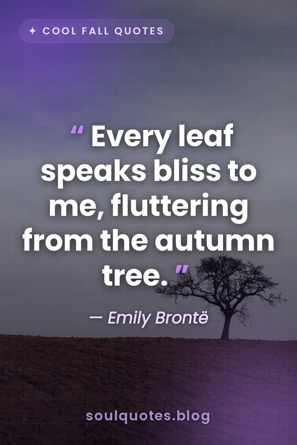 golden leaves fluttering from a lone majestic tree