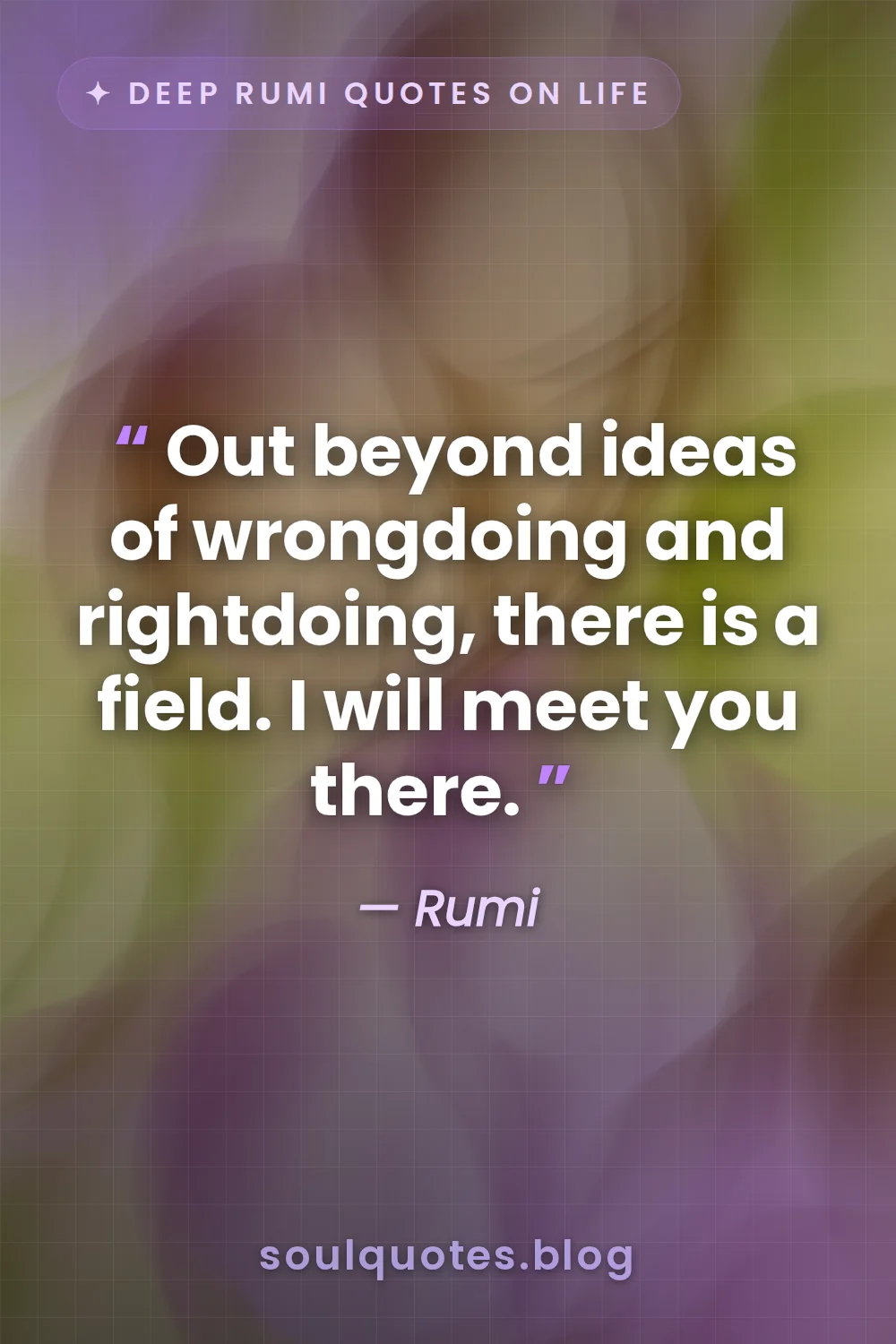bokeh atmospheric background for a soulful quote card