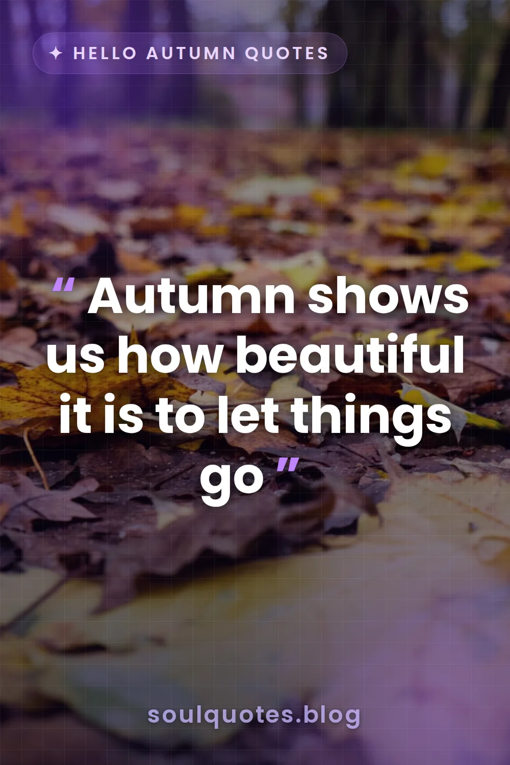 golden leaves falling slowly onto a forest floor