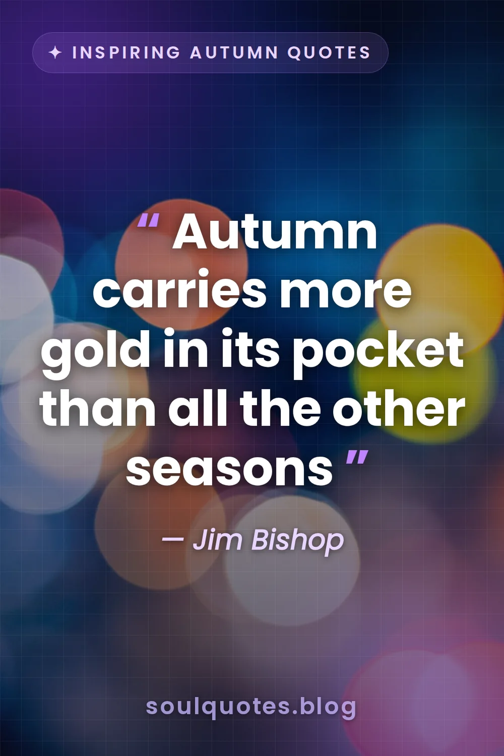 soft out of focus golden lights and shimmering autumn leaves