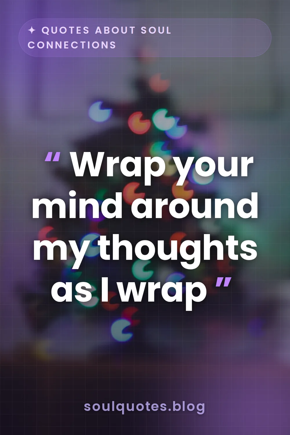 bokeh atmospheric background for a soulful quote card