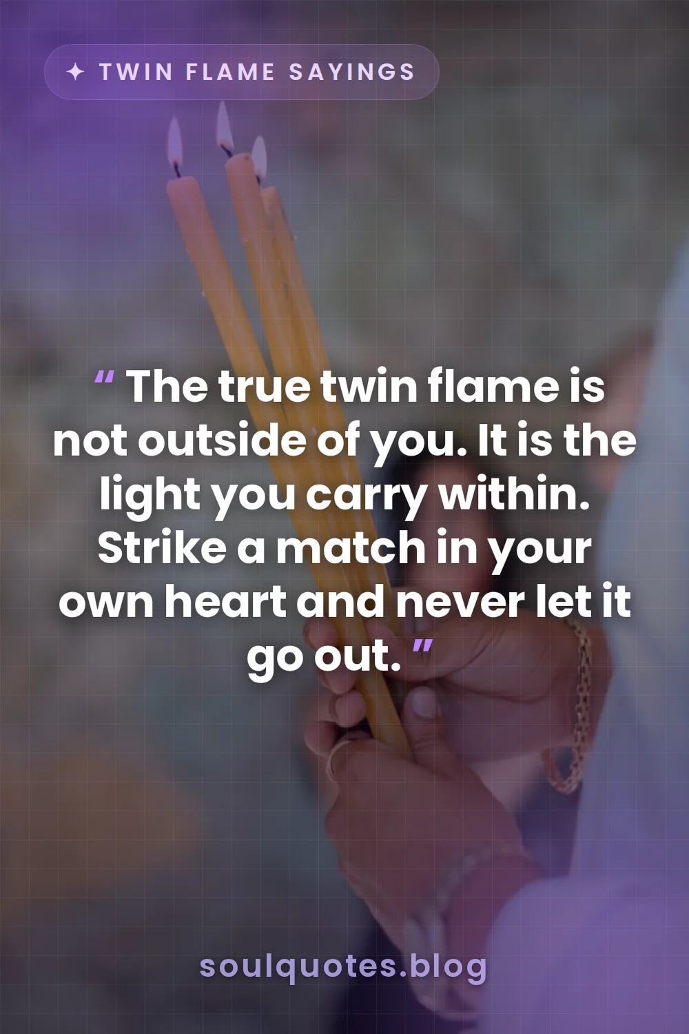 soft glowing candles in a dark peaceful room